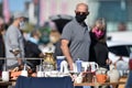 A large flea market in Vienna, Austria, Europe Royalty Free Stock Photo